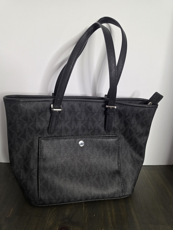 Michael Kors Handbags - Michael Kors Black Logo Tote Bag